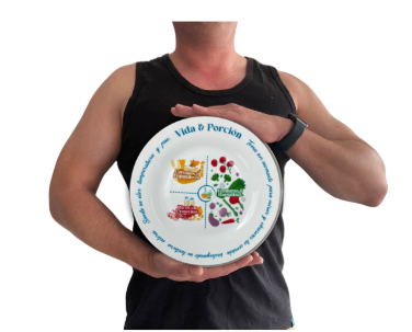 Tamaño de plato saludable vita porcion